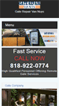 Mobile Screenshot of gaterepairvannuys.com